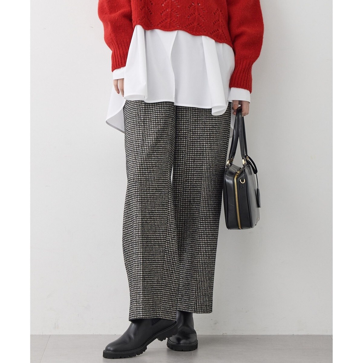 Oggi4月号掲載/洗える】シルキーストレッチ パラシュートパンツ | 23区