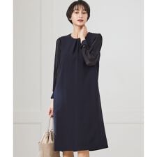 23区(23KU)の【セットアップ対応/洗える】トリアセダブルジョーゼット シフォンスリーブ ワンピース