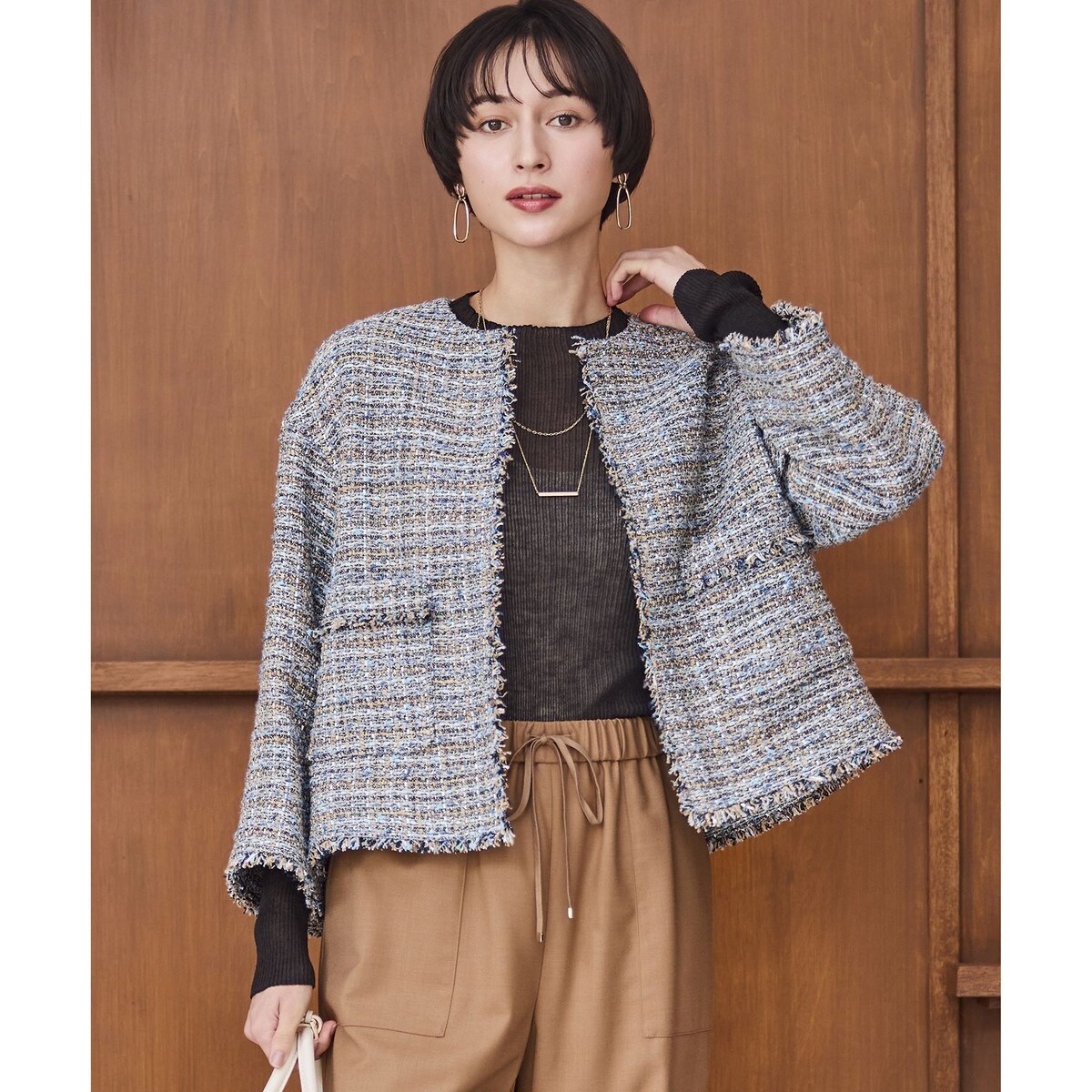 GIOLICAツイード ベスト◇ | ジャーナルスタンダード レサージュ