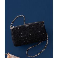 GIOLICAツイード シリンダー ショルダーバッグ