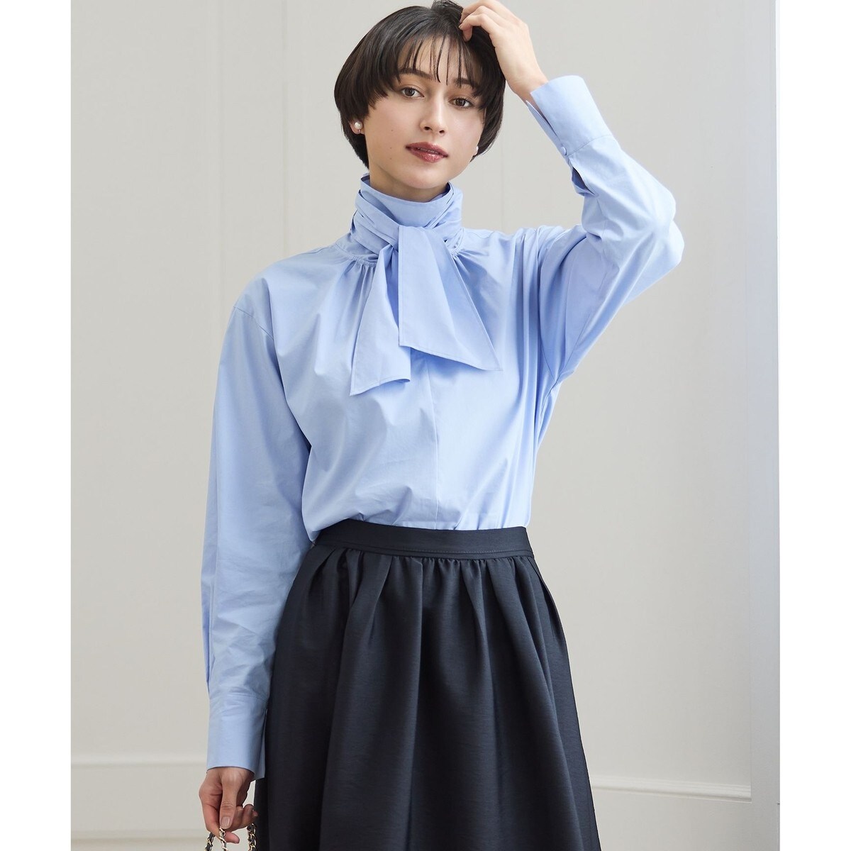 CANCLINI バンドカラー シャツ | 23区(23KU) | マルイウェブチャネル