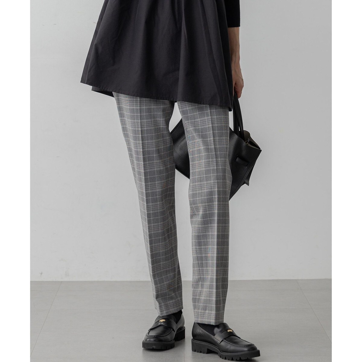 シルクネップヘリンボーン ガウチョ パンツ | 23区(23KU) | マルイ