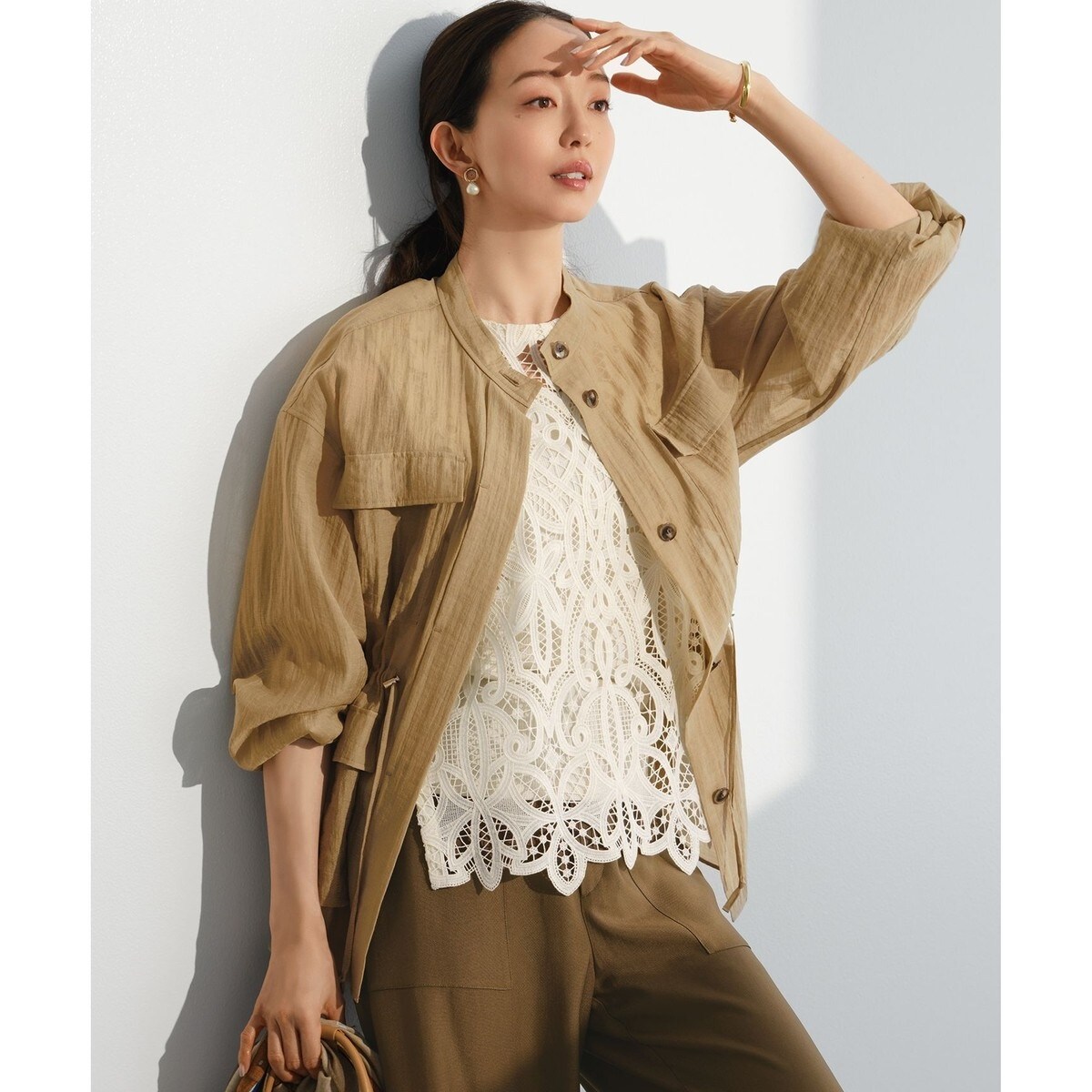 美品✨25SS 23区 エンブロイダリーレース ニットベスト 【洗える】 エンブロイダリーレース ニットベスト | 23区(23KU) | マルイウェブ