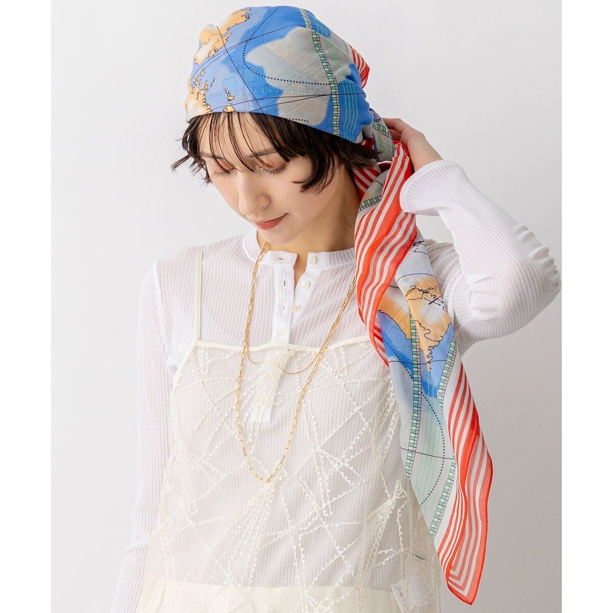 好評につき追加/Oggi・LEE掲載】ウール カシミヤ ストール | 23区(23KU