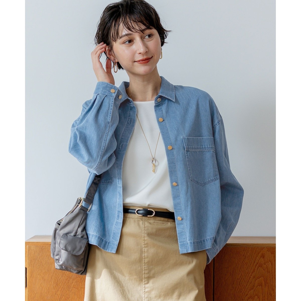 洗える】エンブロイダリー コンビ ブラウス | 23区(23KU) | マルイ