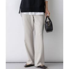 ストレッチダブルクロス フレアパンツ