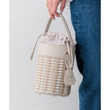 バスケットメッシュ バケツバッグ