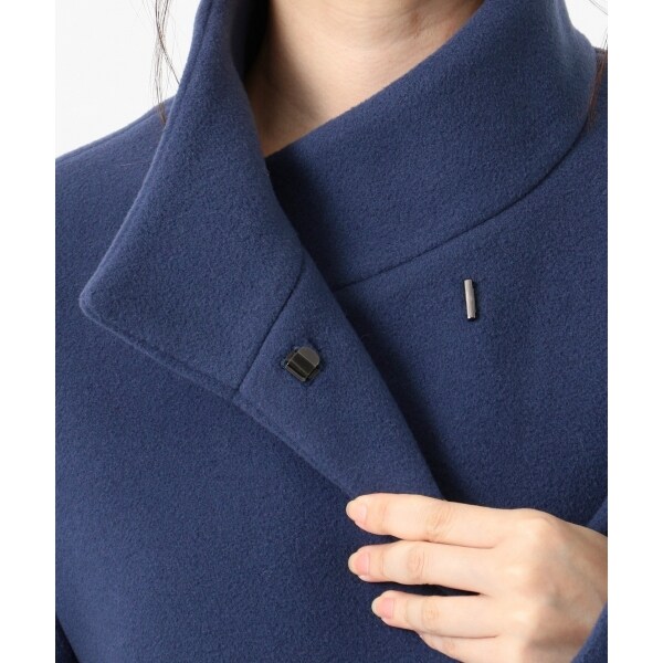 23区　ダブルクロスベロアスタンドカラー　コート 23区 ダブルクロスベロアスタンドカラー コート オンライン 通販