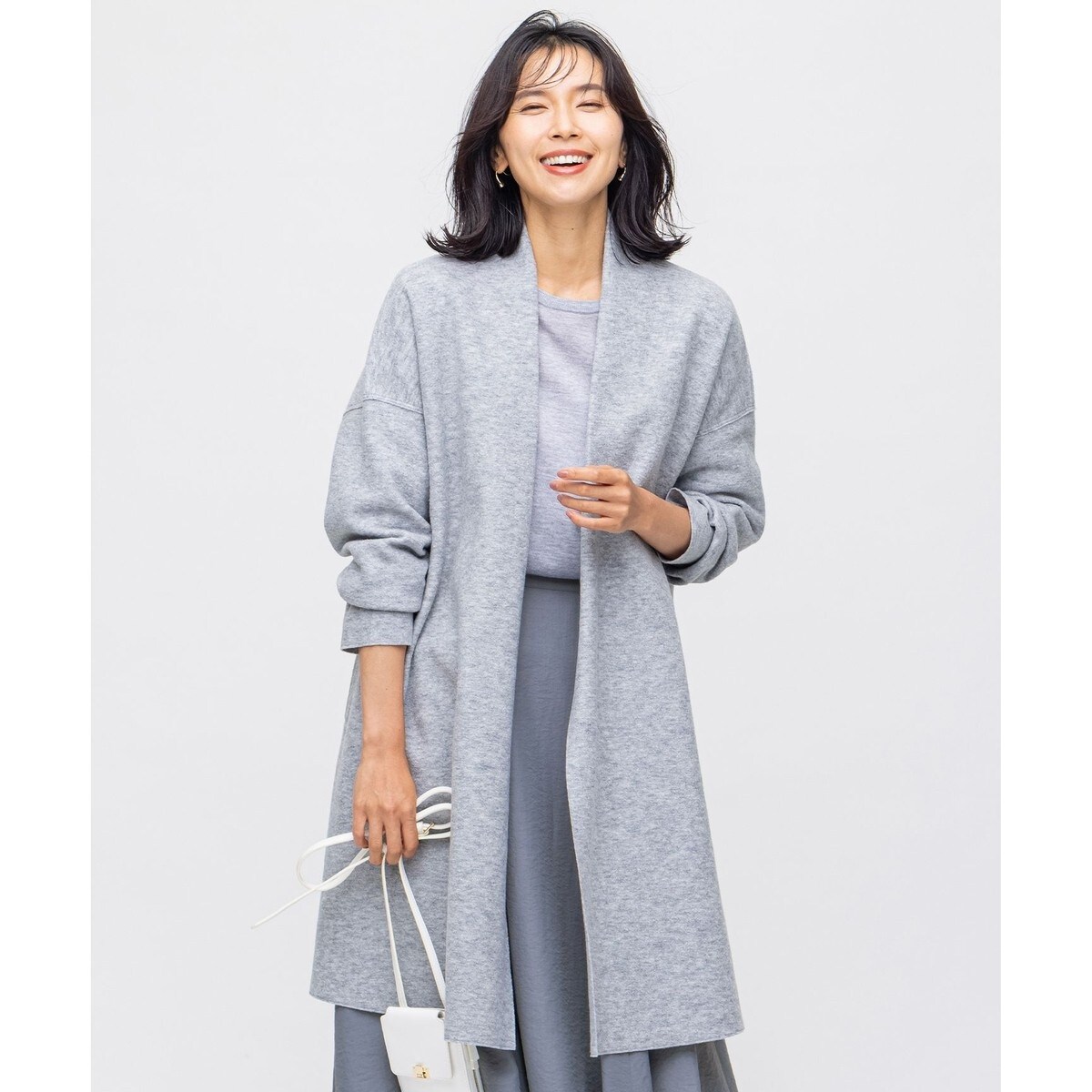 コンプレストパイル ロング カーディガン | 23区(23KU) | マルイウェブ