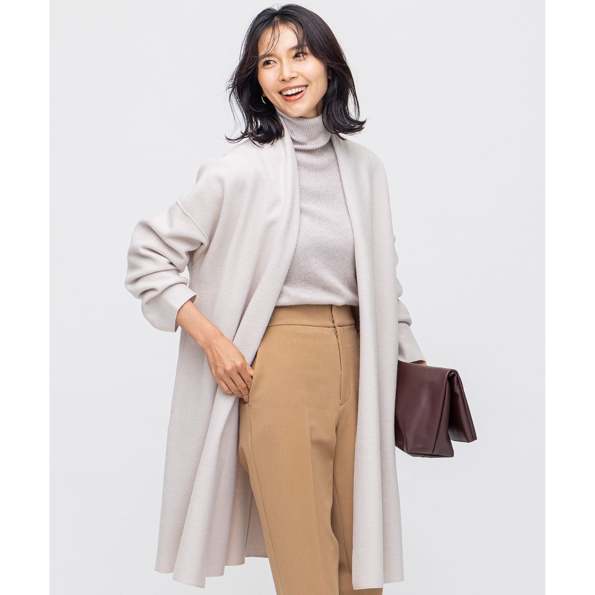 タグ付き新品【23区】 コンプレストパイル ロング カーディガン￥33,000 コンプレストパイル ロング カーディガン | 23区(23KU) | マルイウェブ