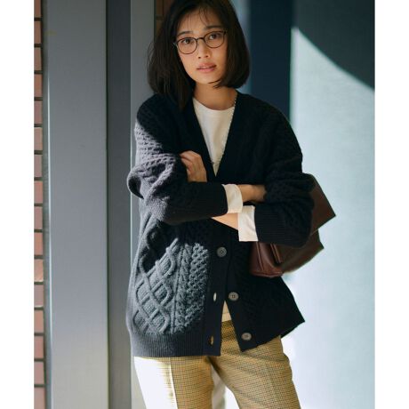 洗える】アランパターン ニット カーディガン | 23区(23KU) | マルイ  