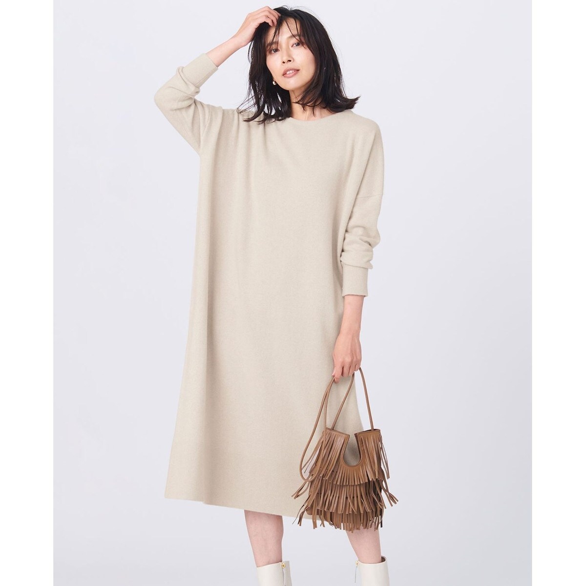 ■くー様■ 23区❤︎ウール カシミヤ オーバーサイズ ニット ワンピース ¥27,940