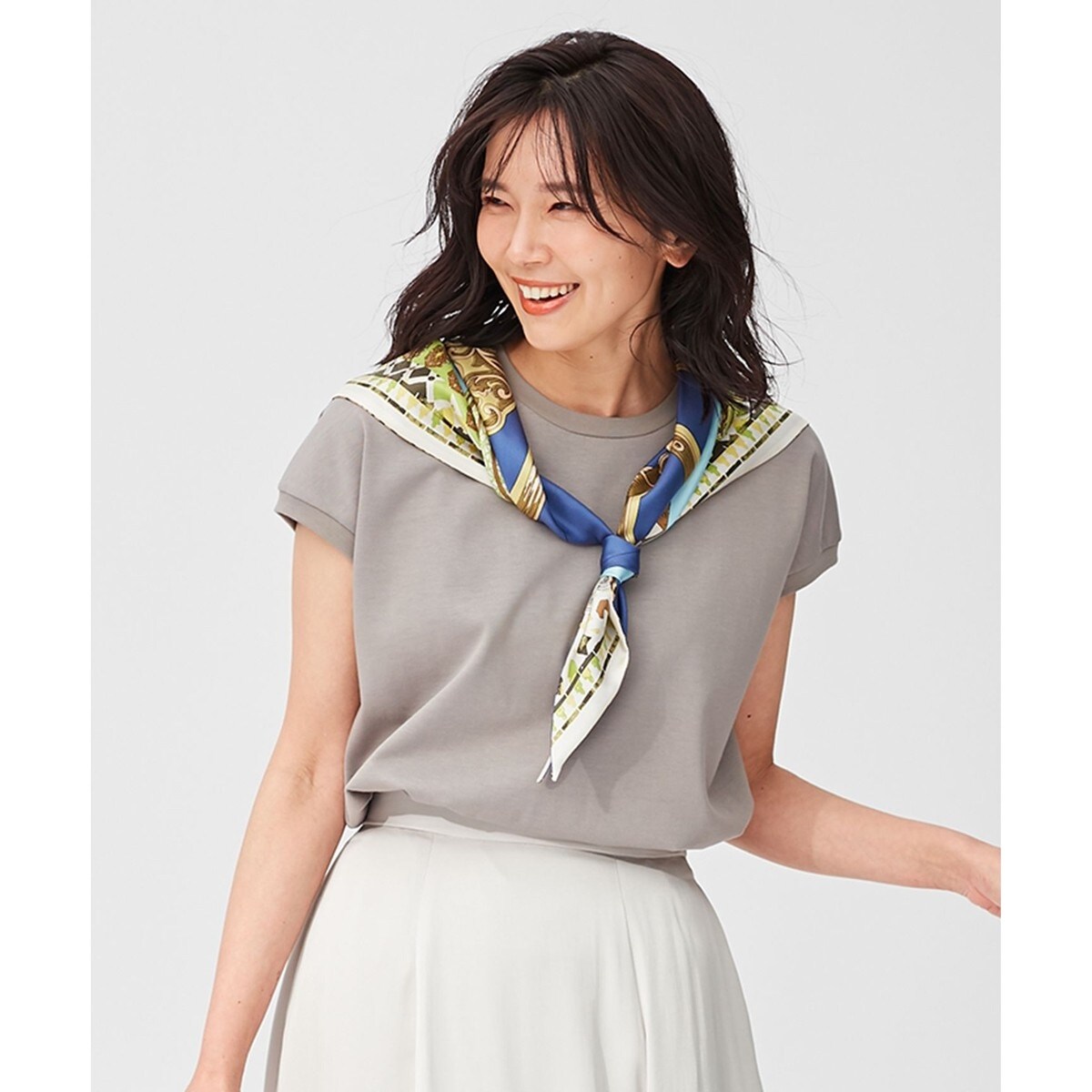 23区❤︎ ALBINI ジャージー フレンチスリーブ Tシャツ ￥9,900 ALBINIジャージー フレンチスリーブ Tシャツ | 23区(23KU