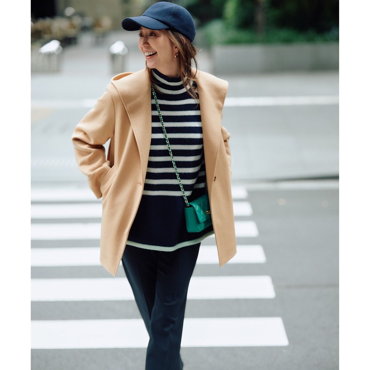 【CLASSY.1月号掲載】23区　ウールカシミヤフード付き ショートコート セール】【CLASSY.1月号掲載】ウールカシミヤビーバー フード付き