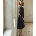 洗える】トリアセダブルジョーゼット フレア ワンピース | 23区(23KU 