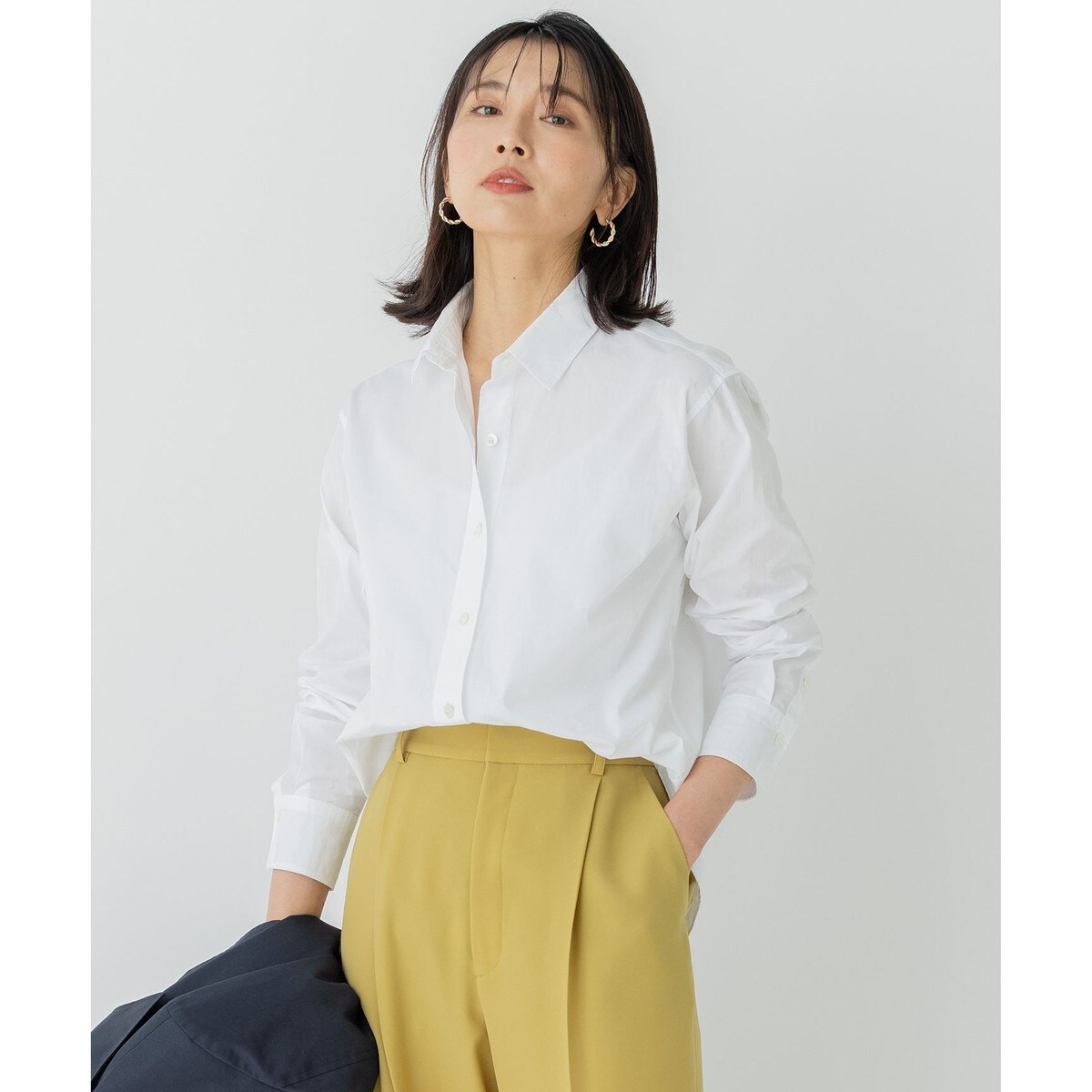 【23SS】4L 大きめ23区洗えるCANCLINI ベーシックシャツ 23SS】4L 大きめ23区洗えるCANCLINI ベーシックシャツ - メルカリ