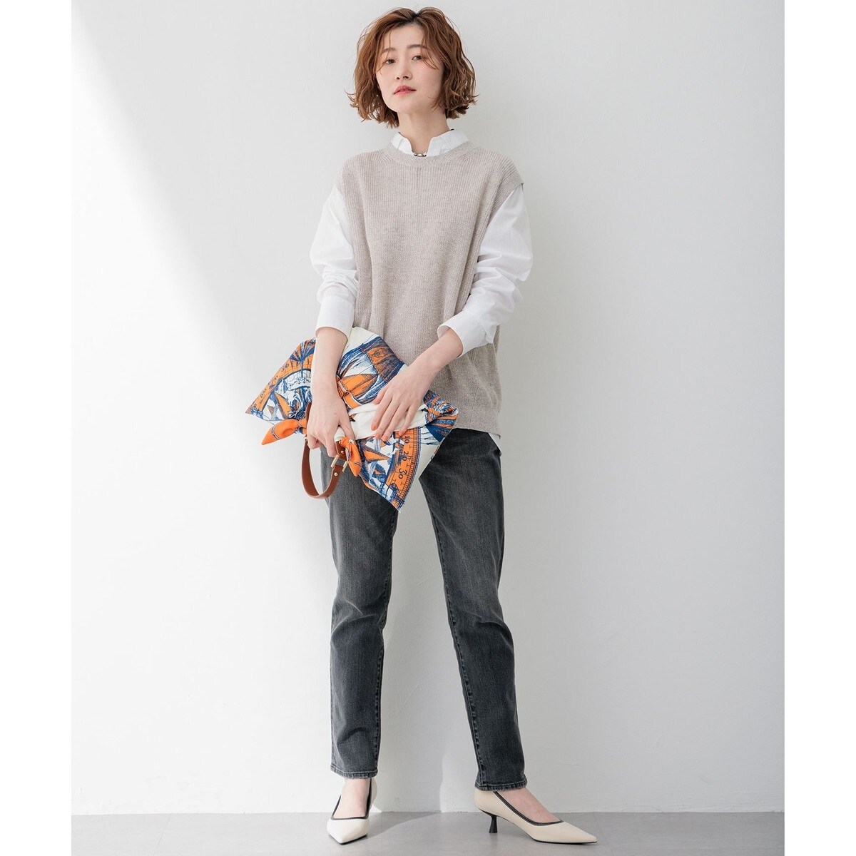 CLASSY.6月号掲載/杏さん着用】23区DENIM ボーイフィット パンツ