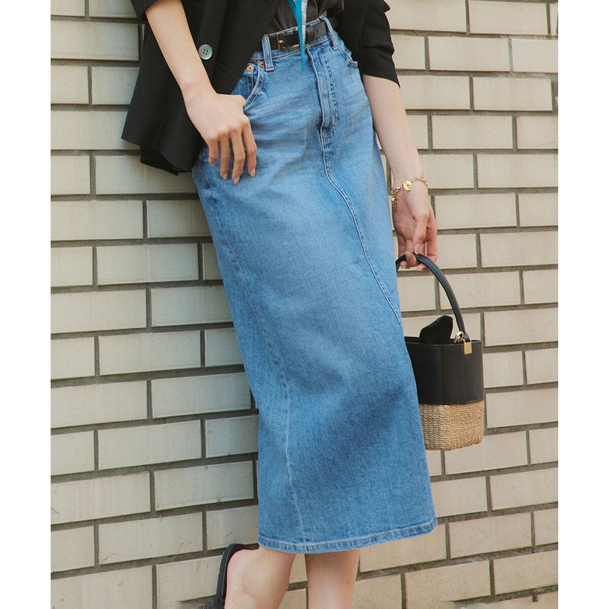 洗える】23区DENIM ストレッチデニム スカート | 23区(23KU