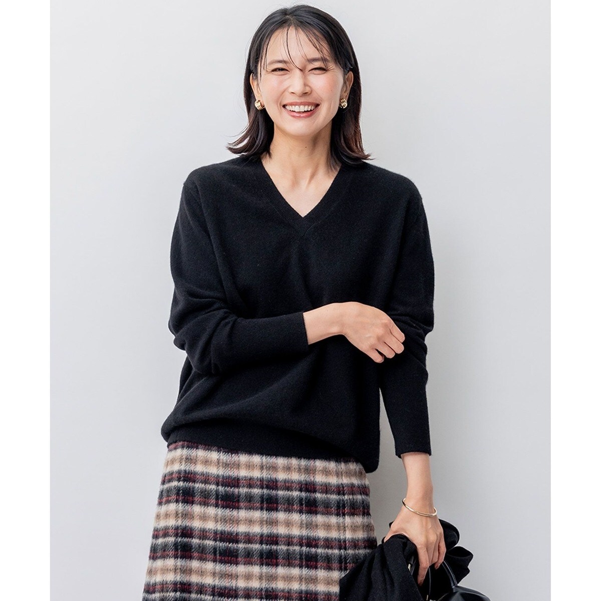 ニット セーター 「杏さん着用/洗える」ピュアカシミヤ Vネック ニット レディース 杏さん着用/洗える】ピュアカシミヤ Vネック ニット | 23区(23KU