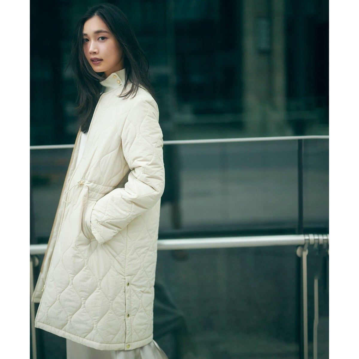 23区 中綿ロングパディングアウター 23区｜【撥水加工】 中綿 ロング パディング アウター | Rakuten