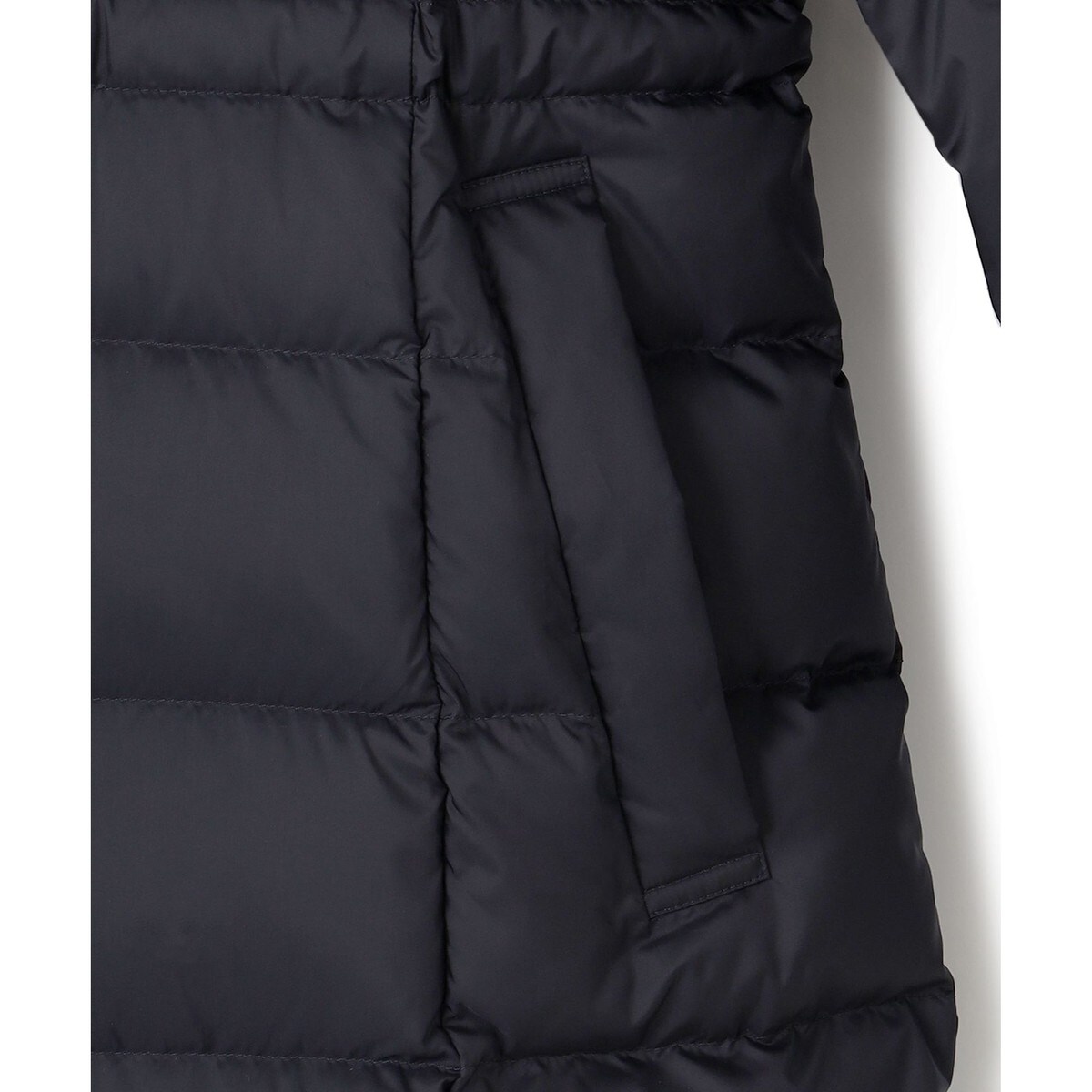 新色追加/洗える/撥水加工】シレータフタ ロング ダウンコート