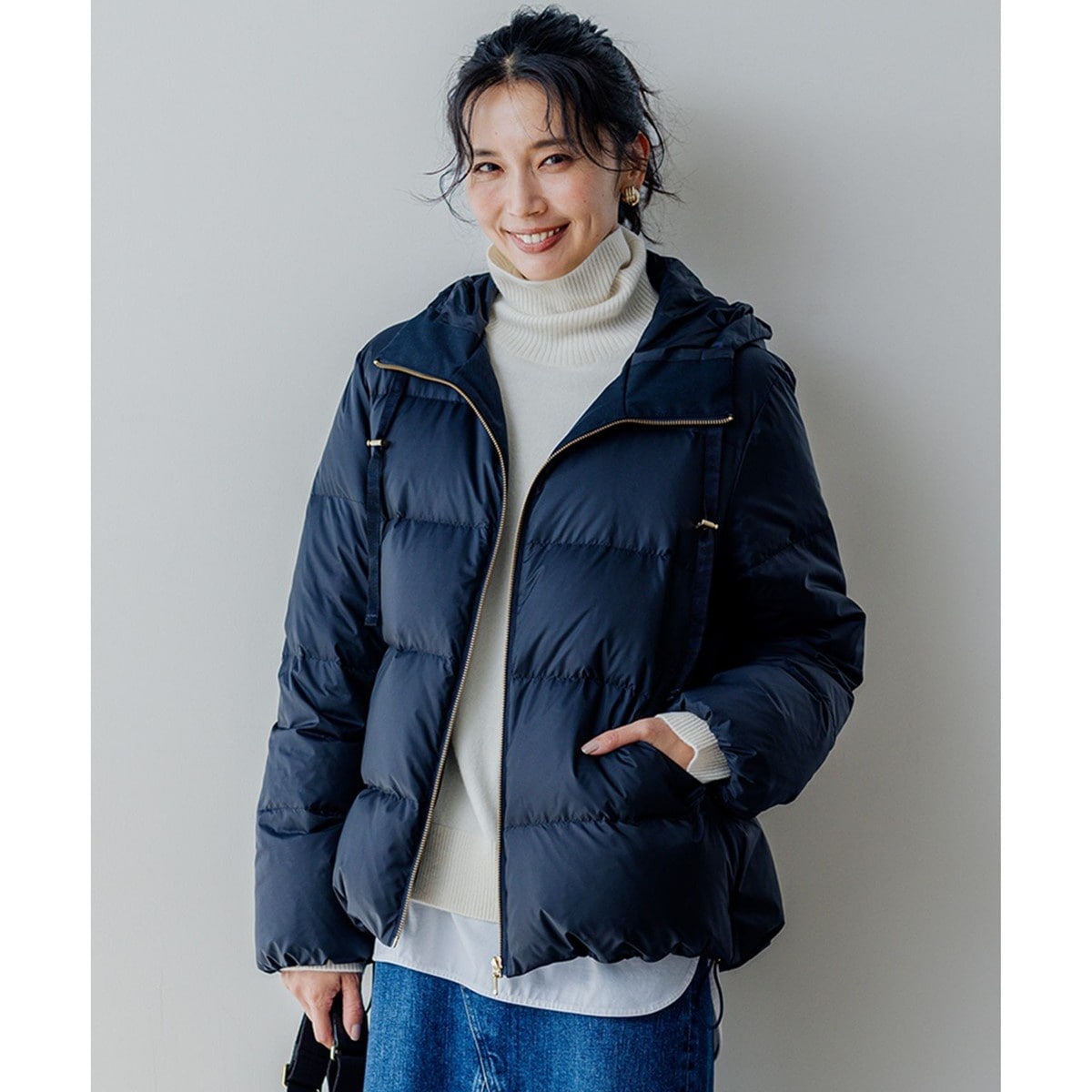 949*新品 23区 今季 洗える中綿 パディング アウター ブルゾン38 洗える/撥水加工】中綿 パディング アウター | 23区(23KU