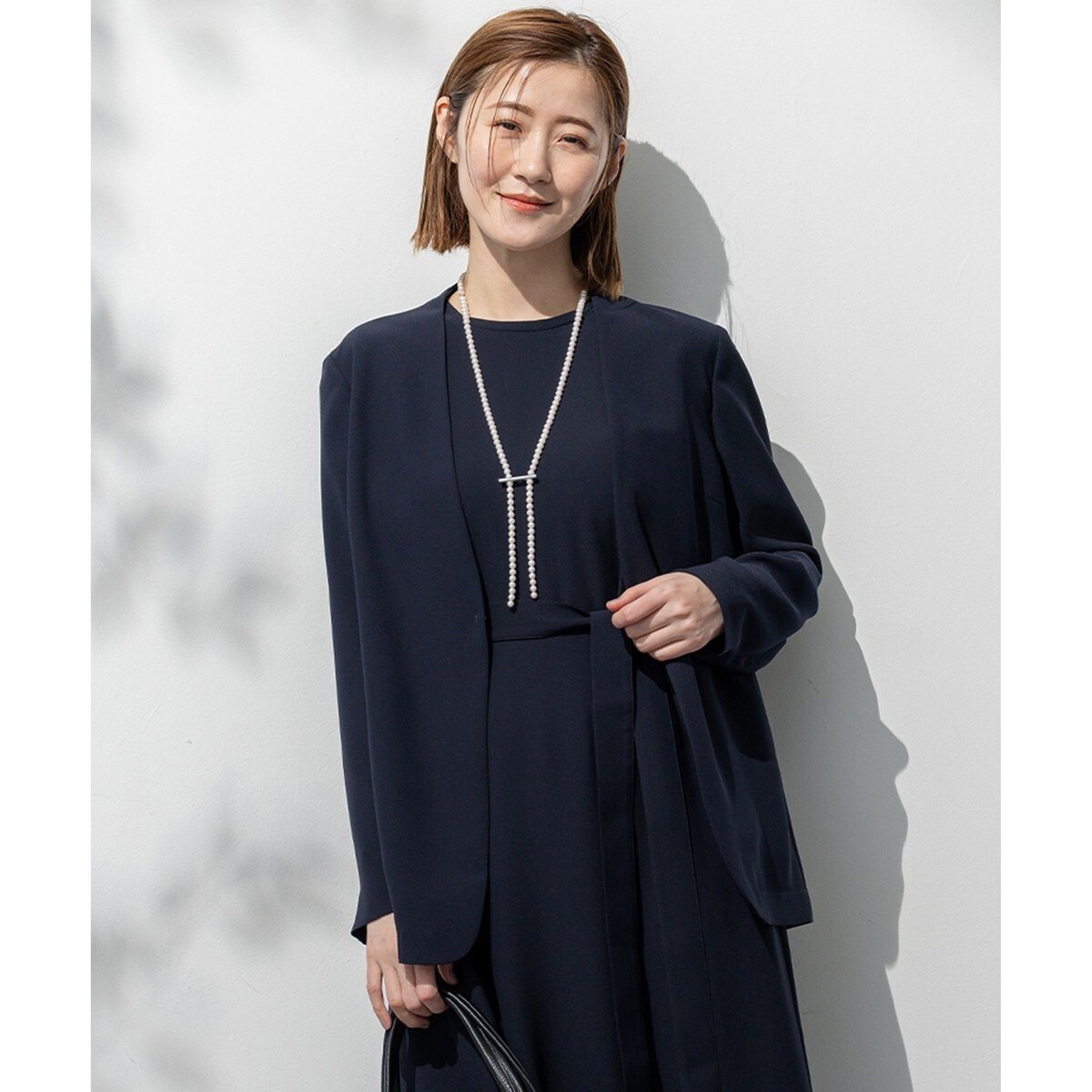 値下げ 23区　バックサテンシャンタン　ワンピース＋ジャケット バックサテンシャンタン ジャケット | 23区(23KU) | マルイ