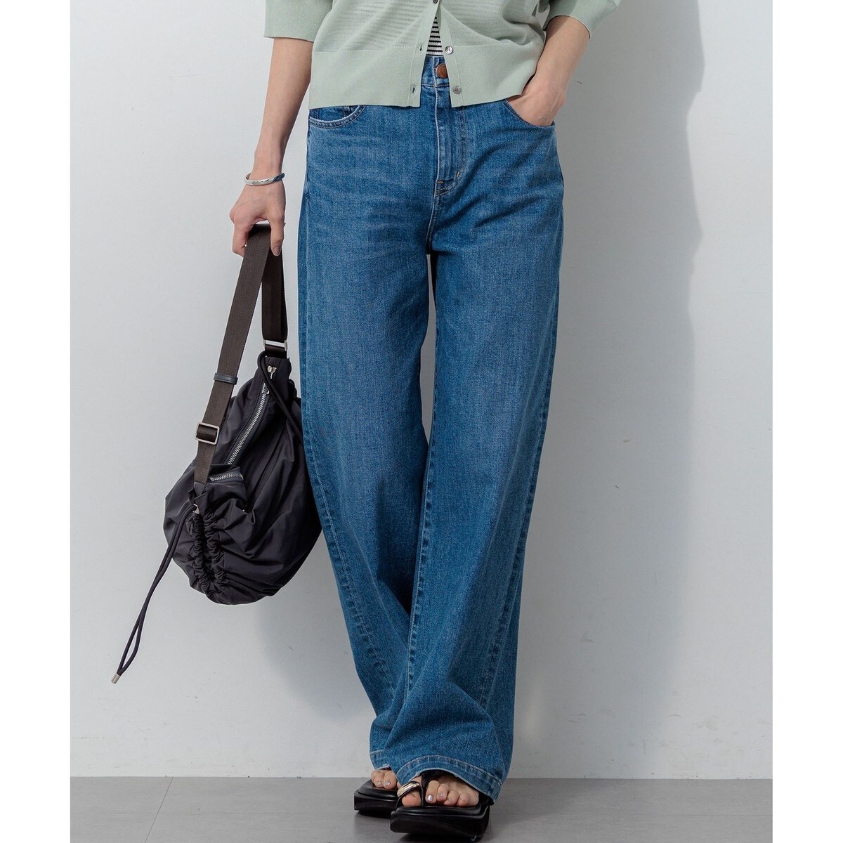 【滝沢眞規子さん着用/VERY・Oggi掲載】23区DENIM ストレッチ 滝沢眞規子さん着用/VERY・Oggi掲載】23区DENIM ストレッチ ワイド