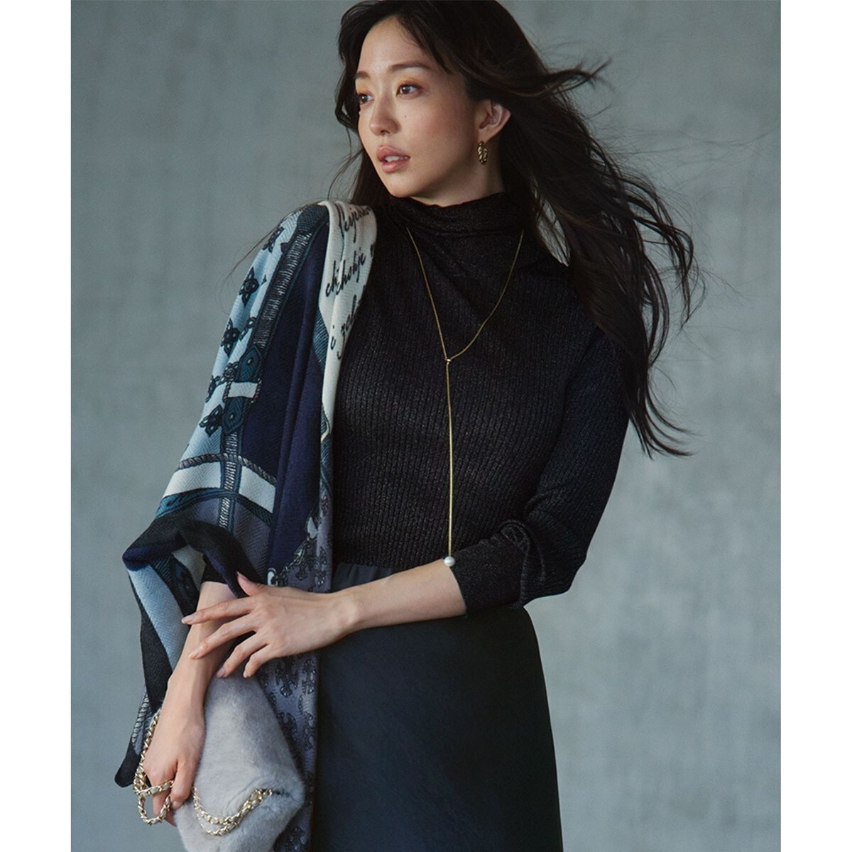 ONWARD MAG】ウールカシミヤブレンドバルキー エディターズ ニット