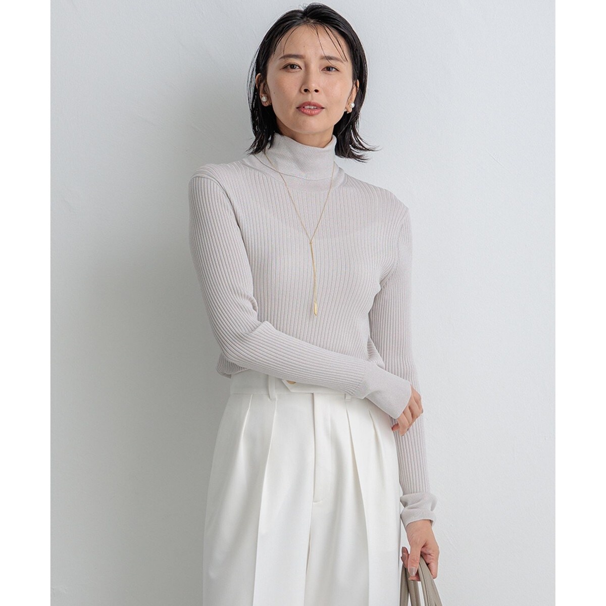 ONWARD MAG】ウールカシミヤブレンドバルキー エディターズ ニット