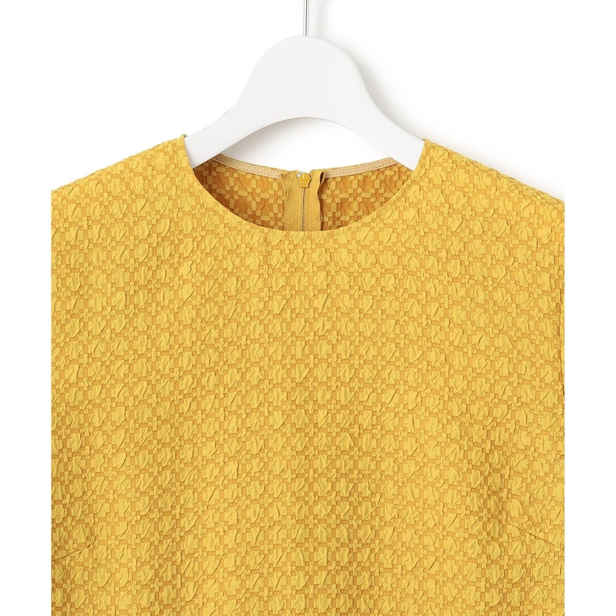 一部店舗限定/洗える】プレザンスジャカード ペプラム ブラウス | 23区