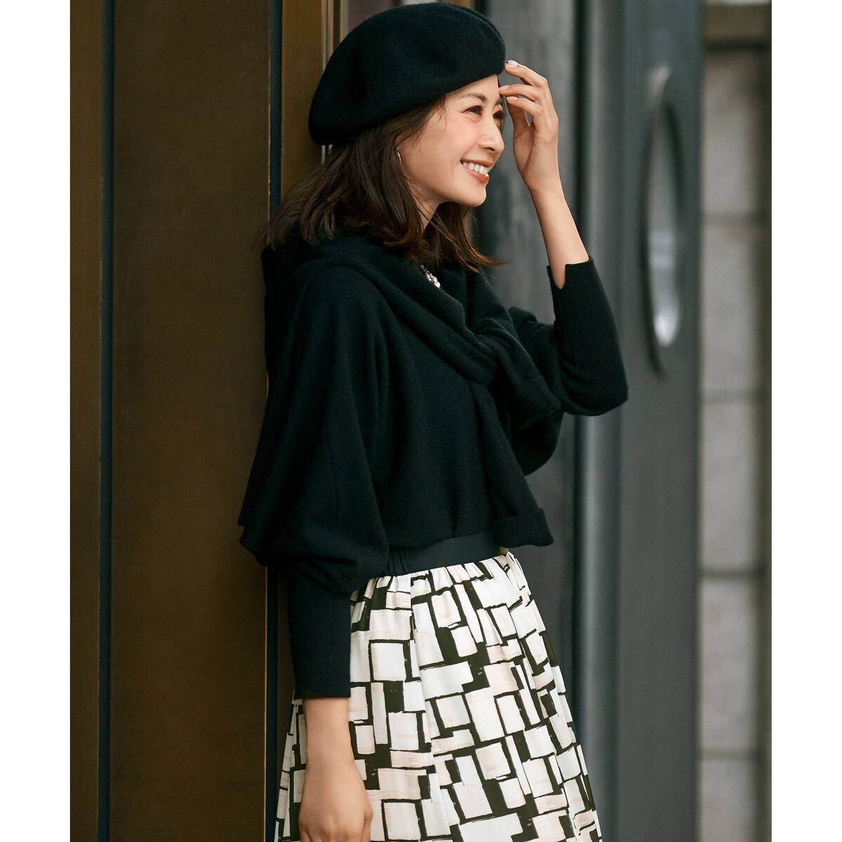 23区★ピュアカシミヤ ドルマンスリーブ ニット 洗える】ピュアカシミヤ ドルマンスリーブ ニット | 23区(23KU