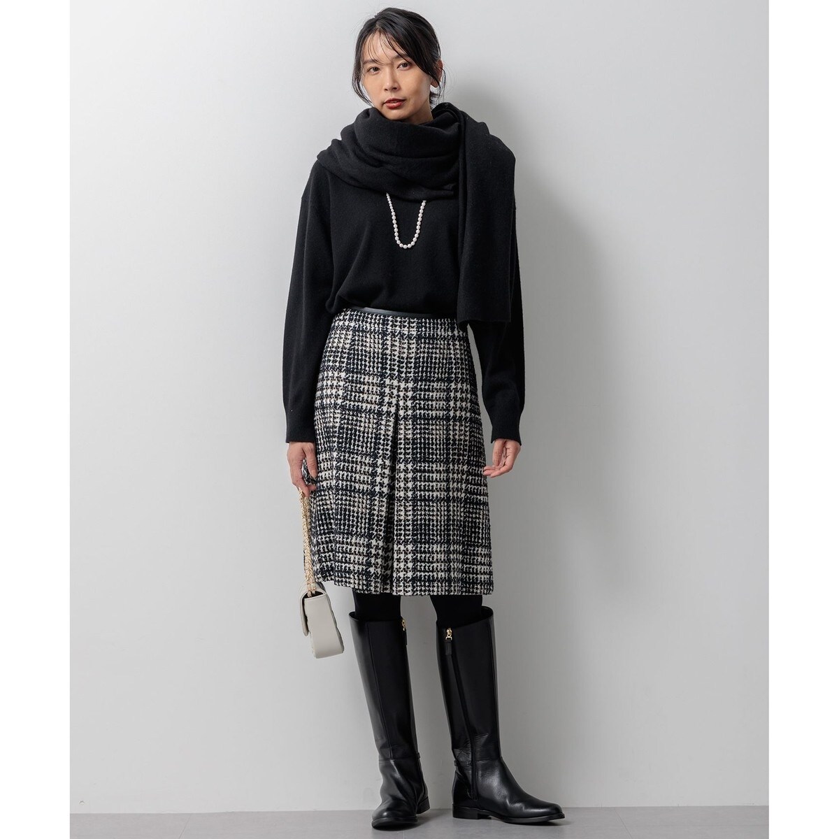 Oggi掲載】ファンシーツイード スカート | 23区(23KU) | マルイウェブ