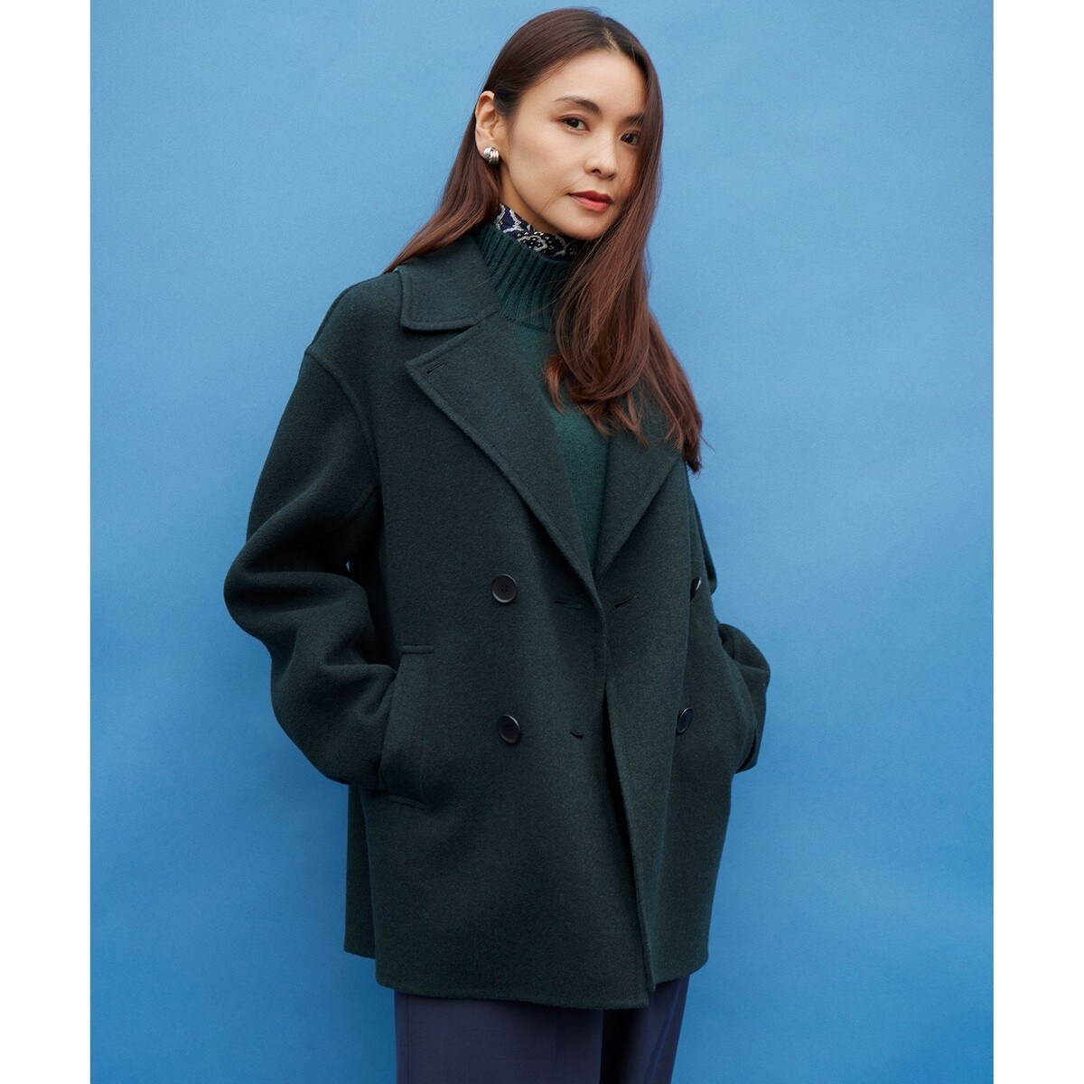 美品　23区　Pコート 40サイズ 美品 23区 Pコート 40サイズ