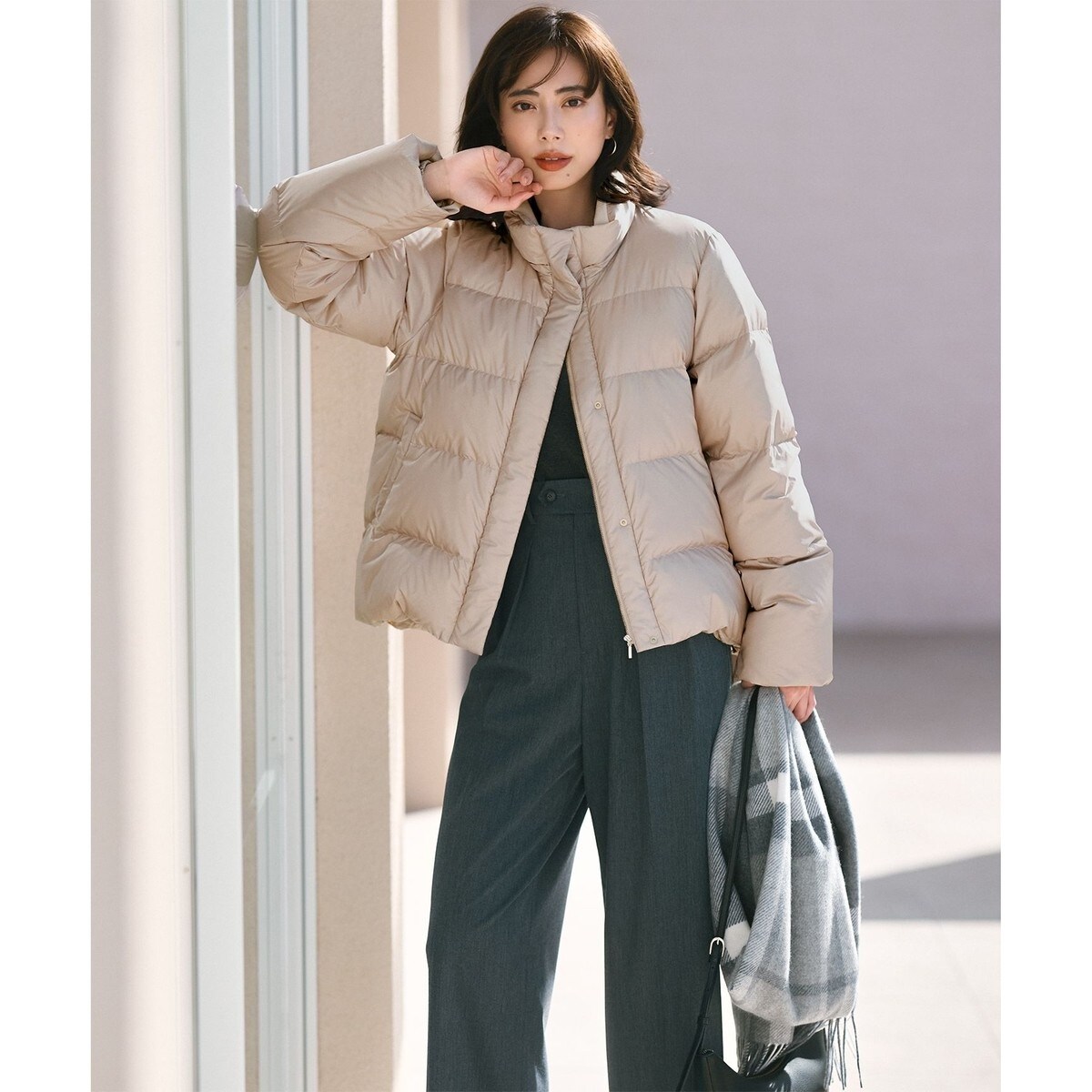 洗える/撥水加工】シレータフタ コンパクト ダウンコート | 23区(23KU