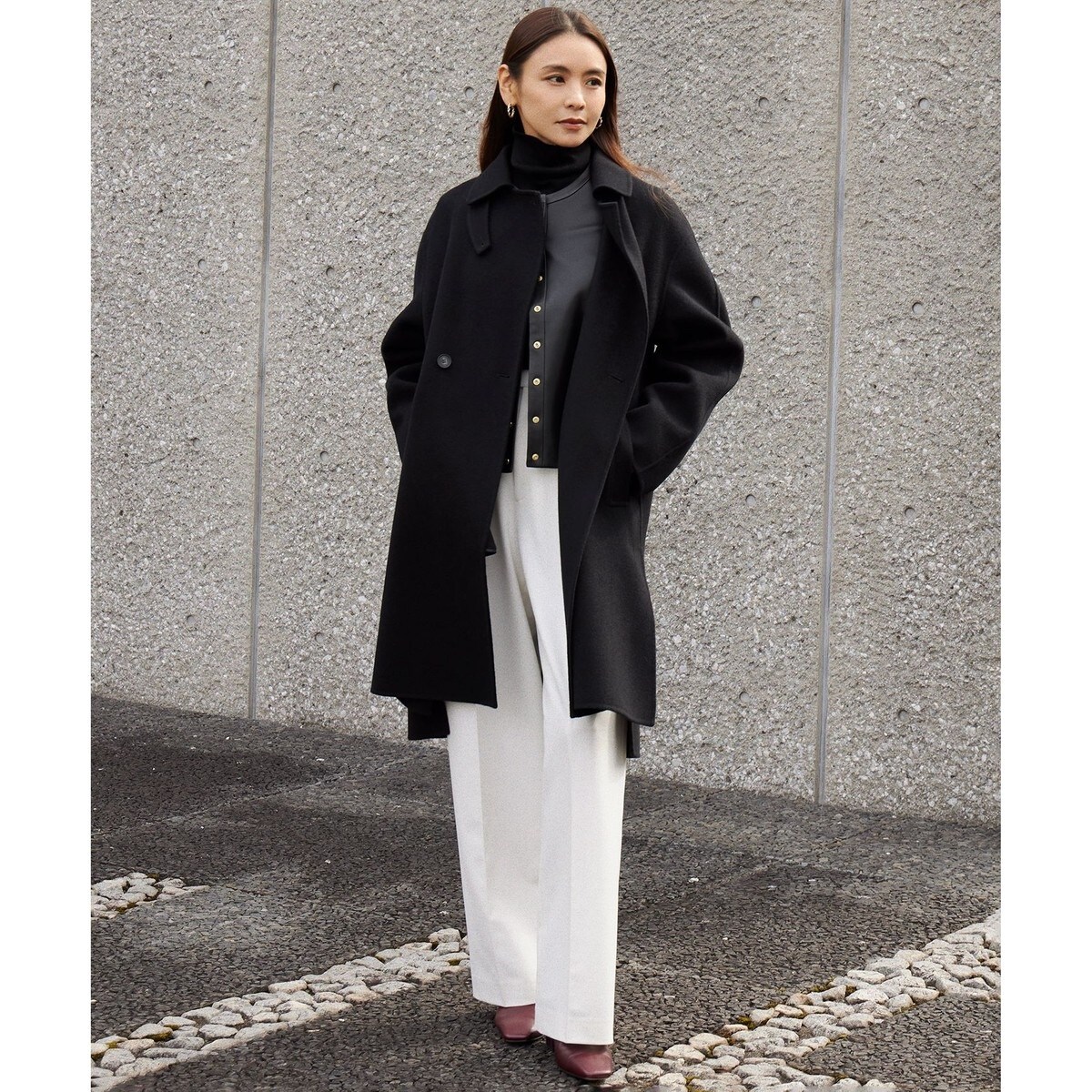 滝沢眞規子さん着用/Oggi掲載】MANTECOPure リバーコート | 23区(23KU