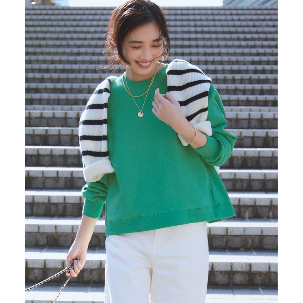 23区 オーガンジービスチェコンビ カットソー❤︎未着用 WEB＆一部店舗限定カラーあり】オーガンジービスチェコンビ