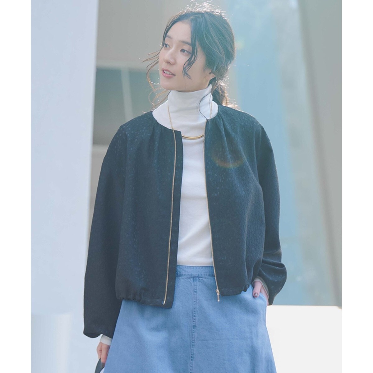 杏さん着用/Oggi11月号掲載/セットアップ対応】TWマットクロス