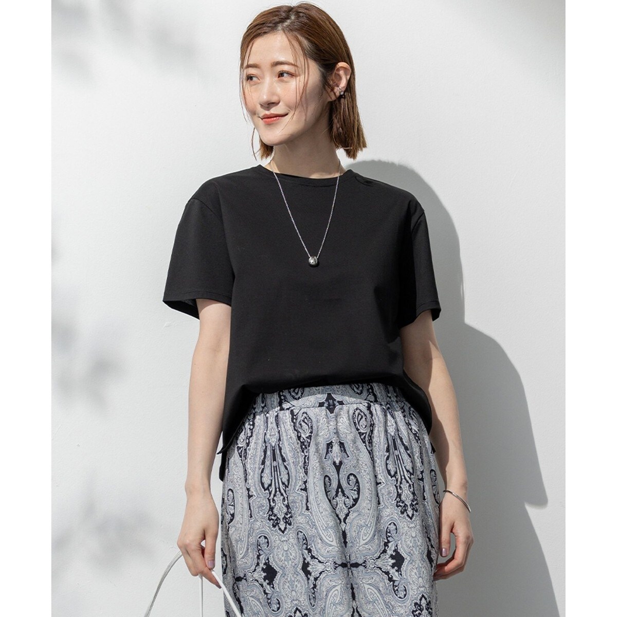 23区❤︎ ALBINI ジャージー フレンチスリーブ Tシャツ ￥9,900 ALBINIジャージー フレンチスリーブ Tシャツ | 23区(23KU
