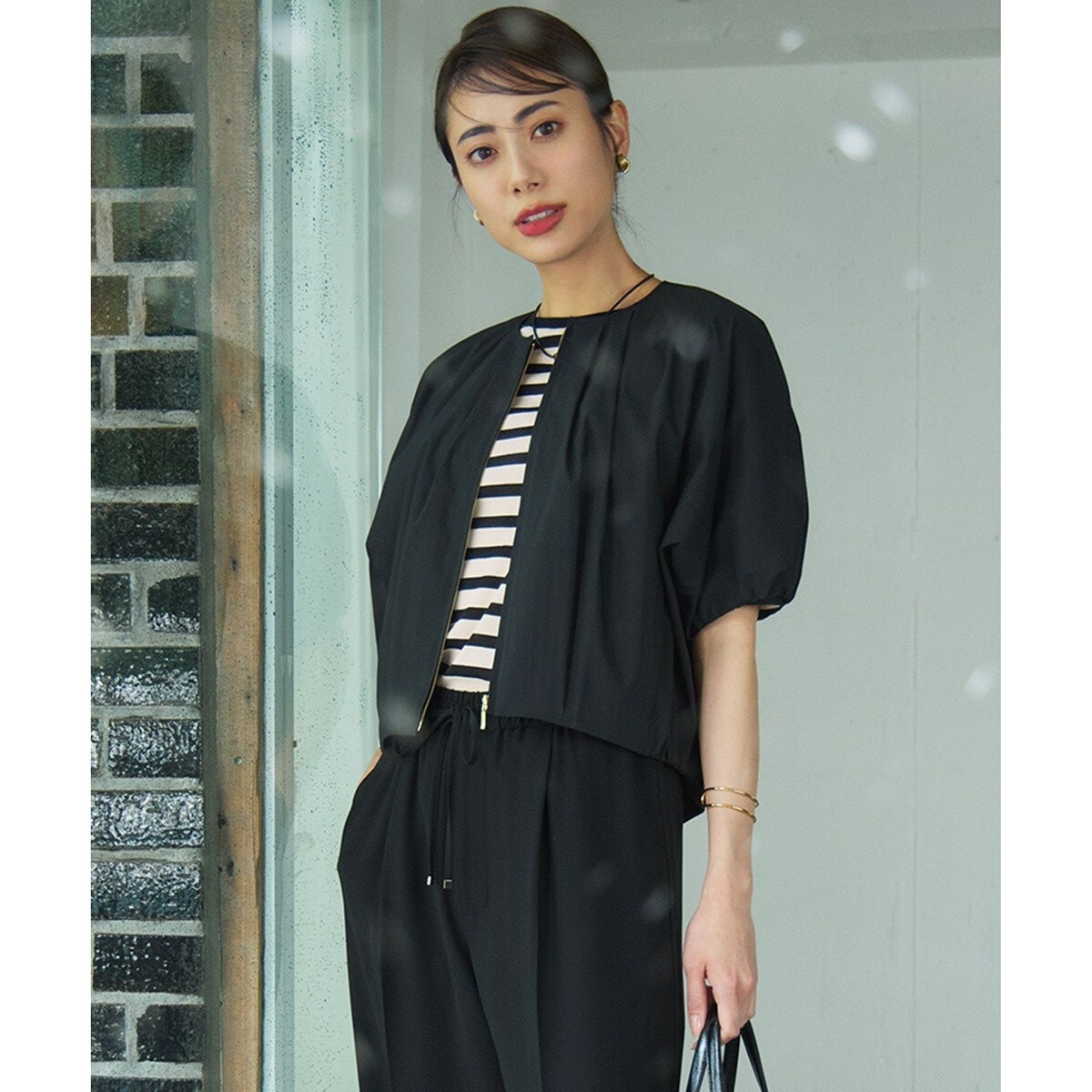 大きいサイズ！レリアン　ダブルフェイス　フーデットコート 13➕ 店舗人気】フーデッドコート | Leilian plus house (Women