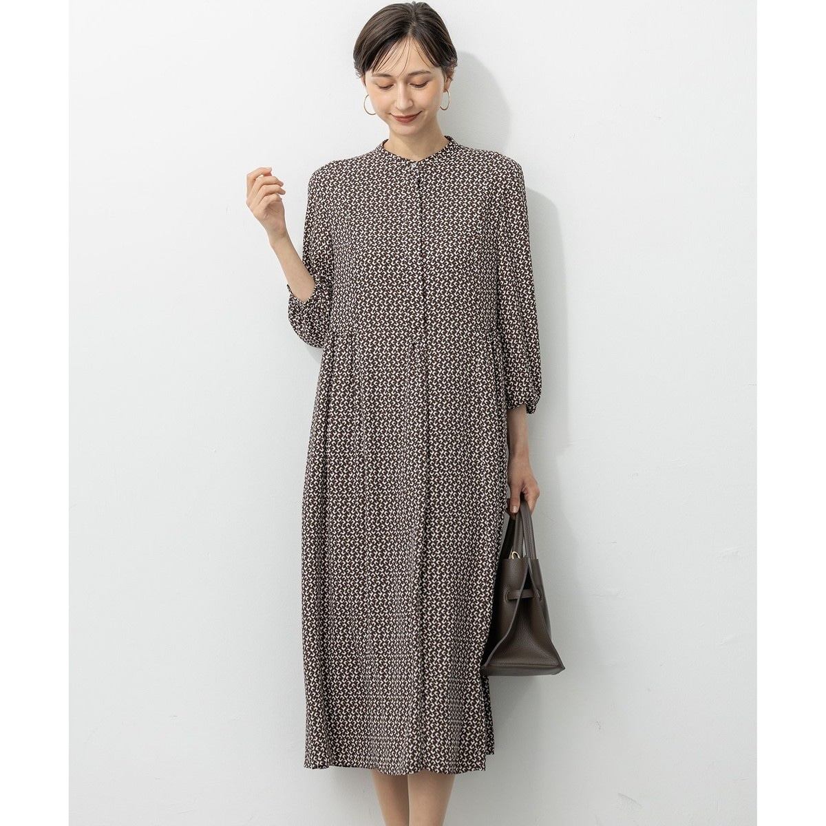 23区【R(アール)】ジオメトリックペイズリープリント ワンピース38 試着のみ ペイズリープリントワンピース ｜ハウス オブ ロータス＜HOUSE