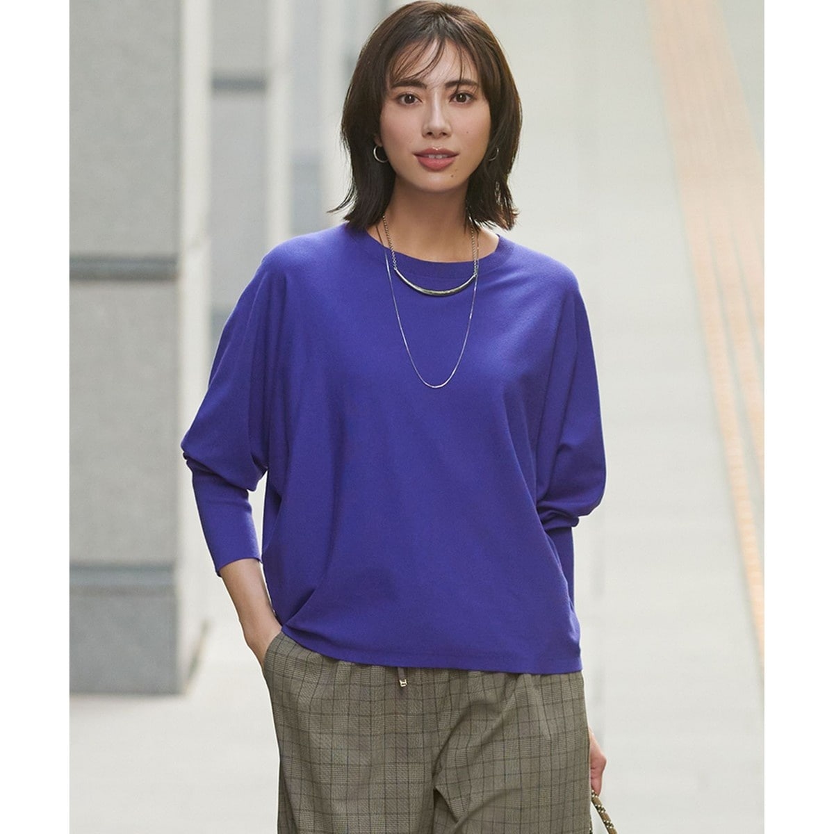 ONWARD MAG】ウールカシミヤブレンドバルキー エディターズ ニット