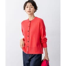 【見上愛さん着用/STORY掲載】ピュアカシミヤ クルーネック カーディガン