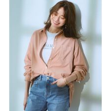 【見上愛さん着用/Oggi11月号掲載】コットン コーデュロイ シャツ