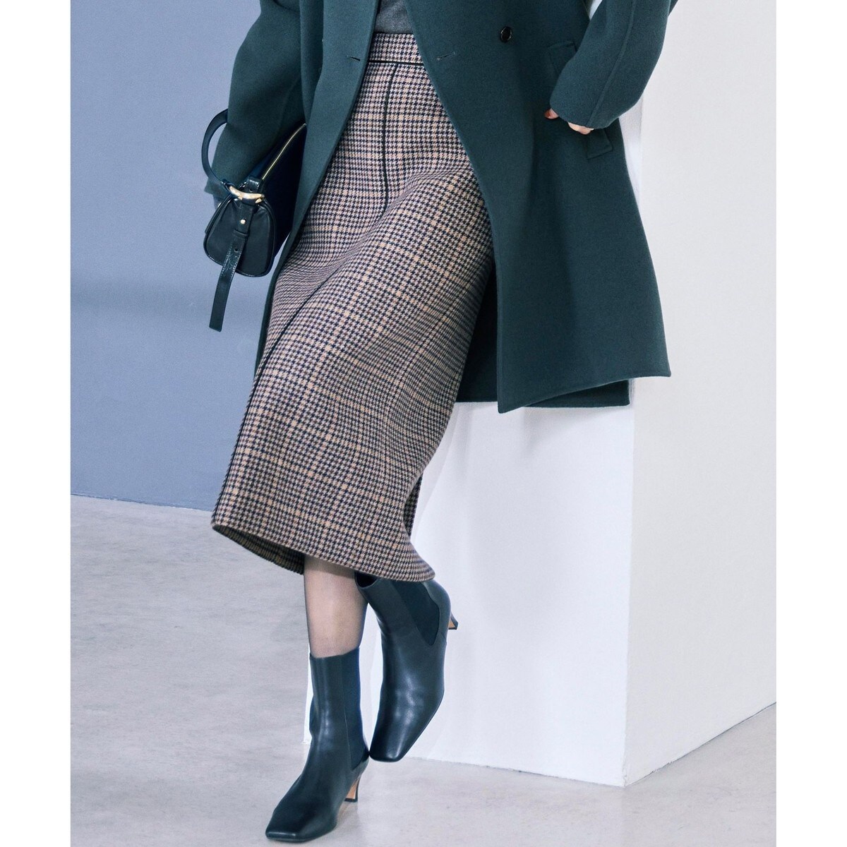 洗える】ARGENTIコラージュプリント ティアードスカート | 23区(23KU