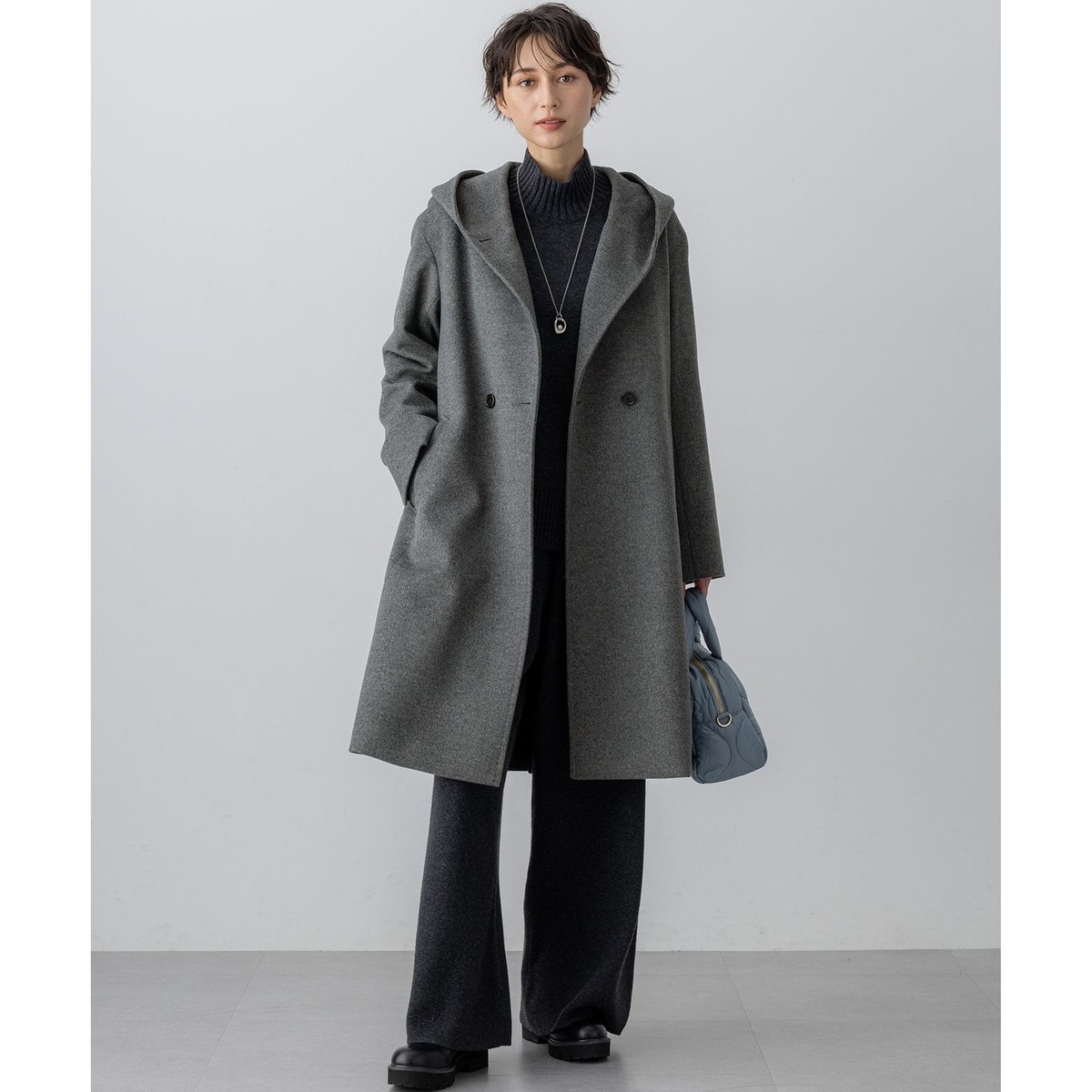 ウールカシミヤビーバー フーデット コート | 23区(23KU) | マルイ