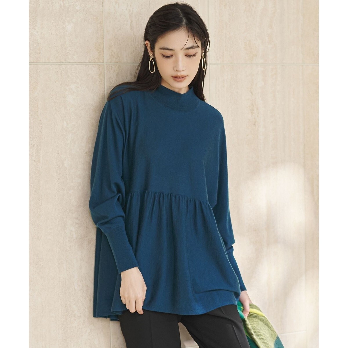 SLOW/一部店舗限定】ニットトータル ハーフジップ ニット | 23区(23KU