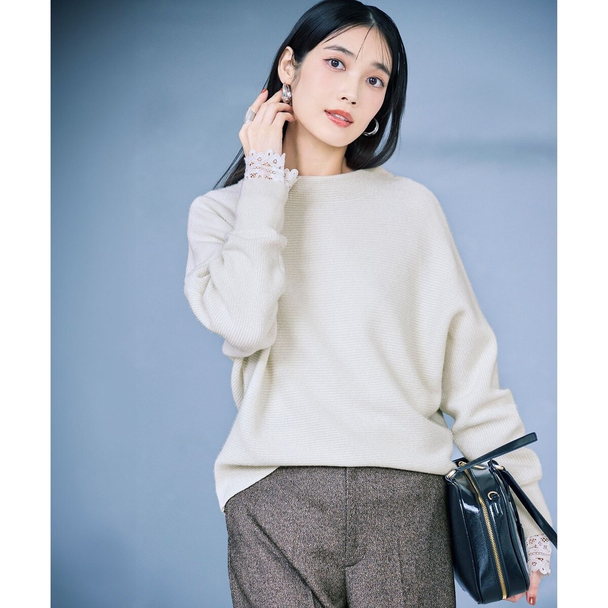 洗える】ダブルフェイス プルオーバー ニット | 23区(23KU) | マルイ