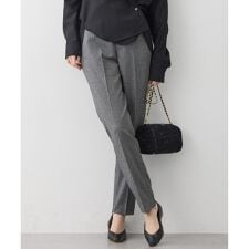 【洗える】フランネル2WAY テーパード パンツ