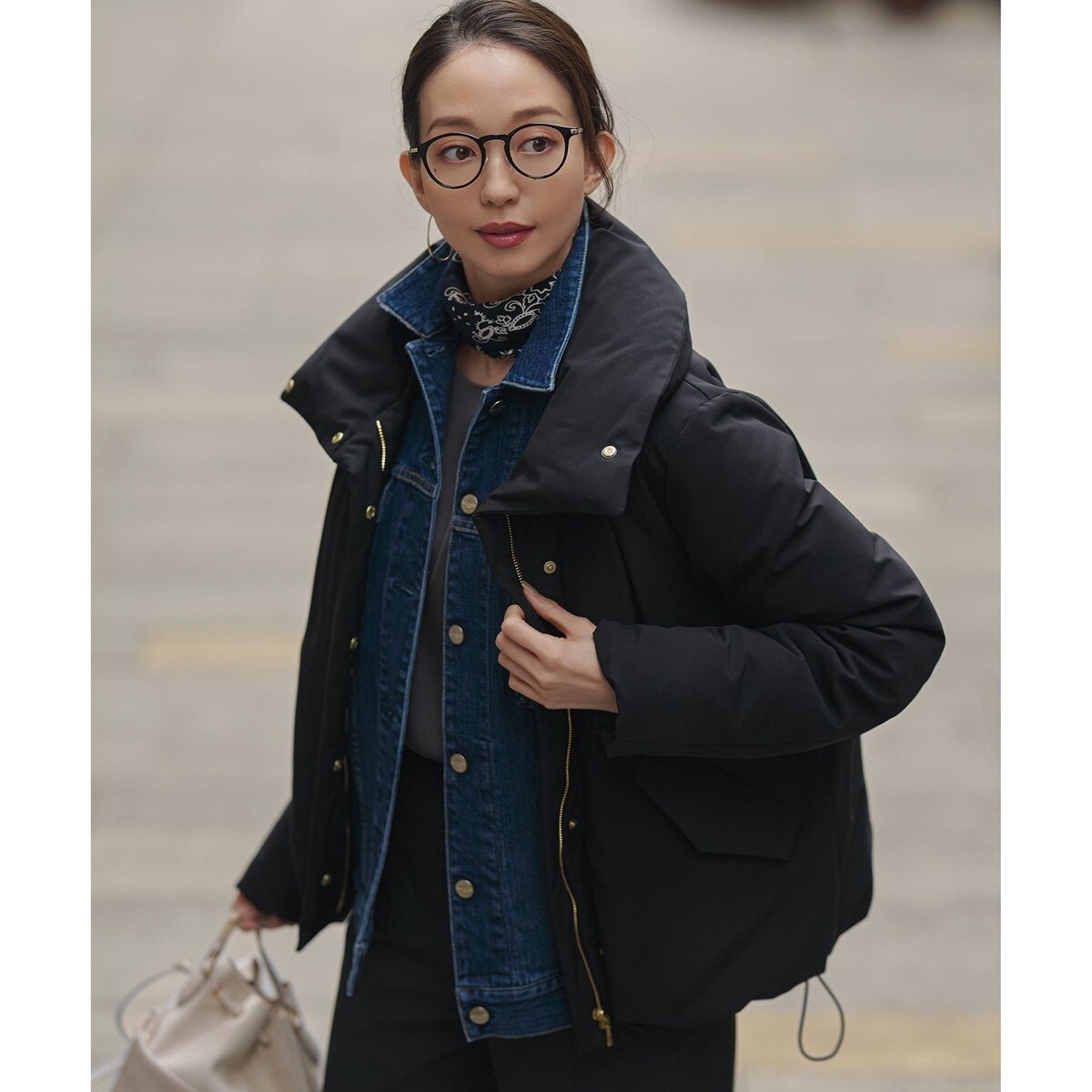 一部店舗限定/滝沢眞規子さん着用/撥水加工】ミリタリー Aライン